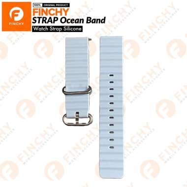 Finchy Ocean Strap Garmin Forerunner 55 Replacement Silicone Wristband Tali Jam Smartwatch Turquise