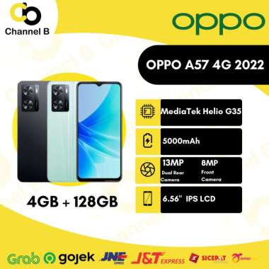 Oppo A57 [ 4GB / 128GB ] Smartphone - Garansi Resmi Black
