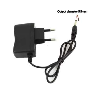 Charger kabel senter swat / adaptor cas charger kabel ujung bulat 3.5mm / 5.5mm 5.5mm