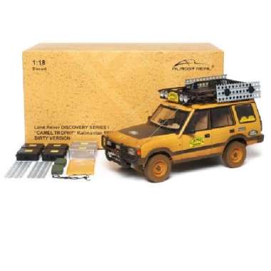 1:18 ALMOST REAL LAND ROVER DISCOVERY CAMEL TROPHY DIRTY VERSION