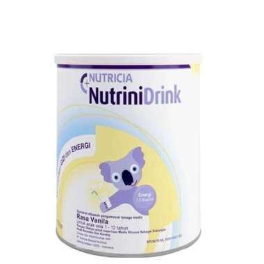 SUSU ANAK UMUR 1-12 TAHUN NUTRICIA Nutrinidrink Susu Vanilla Tin - 400gr BARU