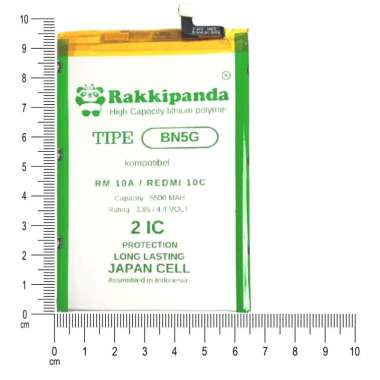 RakkiPanda - Baterai BN5G Redmi 10A / Redmi 10C