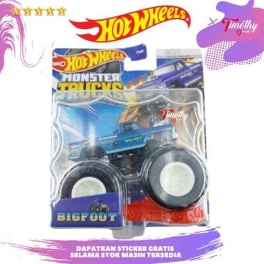 Hot Wheels Monster Trucks Bigfoot Biru Firestone 932F