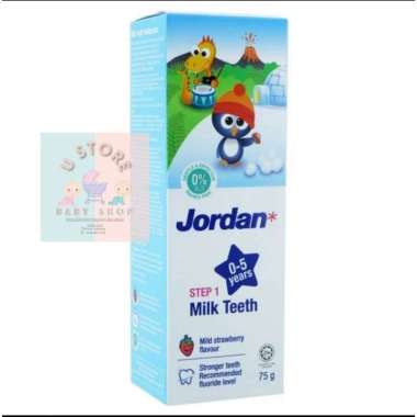 Pasta gigi Anak Jordan step 1 step 2 / Jordan Toothpaste kids / Jordan kids toothpaste / pasta gigi 