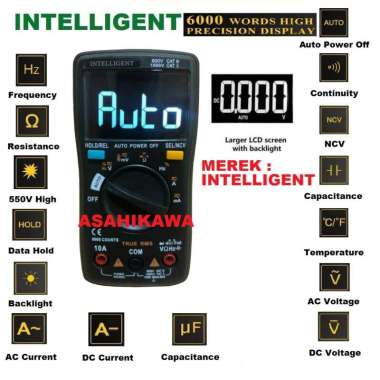 Intelligent Digital Multimeter TRUE RMS With NCV