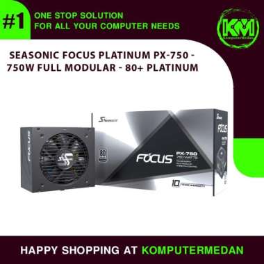 PSU Seasonic Focus Platinum PX-750 - 750W Full Modular - 80+ Platinum