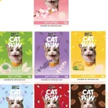 CAT PAW 10 LT PASIR KUCING WANGI GUMPAL SAME DAY