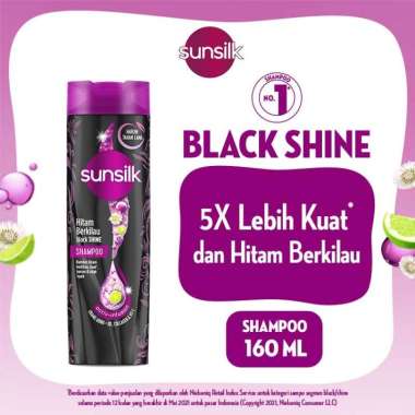 Sunsilk Shampoo Black Shine 160ml