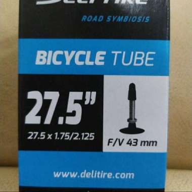 BAN DALAM SEPEDA 27.5X1.75 2.125 DELI PENTIL PRESTA