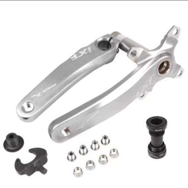 CRANK CRANKSET IXF HOLLOWTECH 2 BCD 104 MTB ROADBIKE Silver