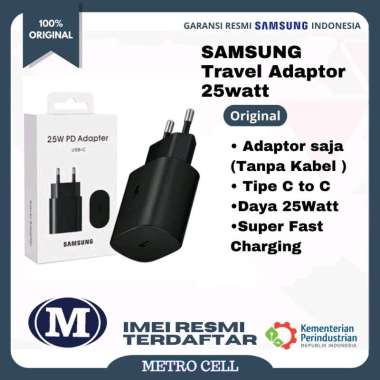 Adaptor Charger Samsung 25 Watt Original Putih
