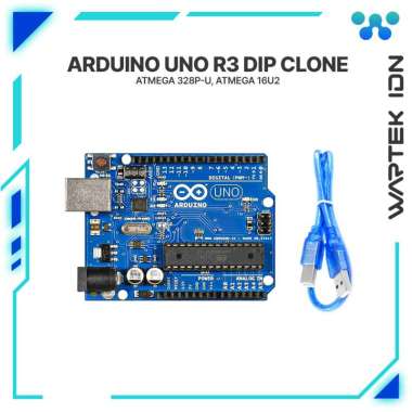 Arduino Uno R3 DIP Clone ATmega328P-U 16U2 Board + Cable