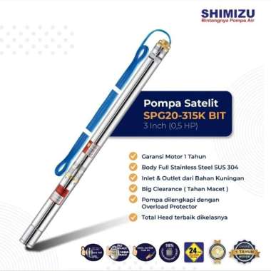 pompa submersible shimizu spg20 315k