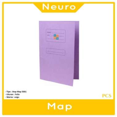 Neuro Stopmap / Map Snelhecter 5001 ACCO ( UNGU) ( PAK ISI 50 LBR )