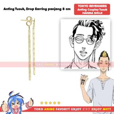 Anting Tokyo Revengers Shuji Hanma Cosplay Tokyo Manji Valhalla