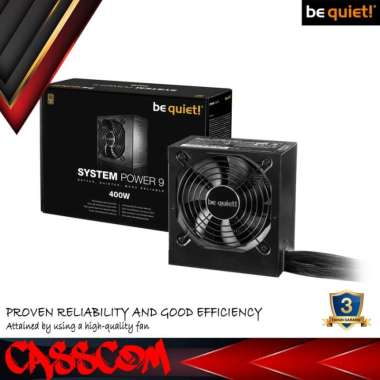 Power Supply Be Quiet! SYSTEM POWER 9 400 Watt 80+ Bronze - PSU 400W