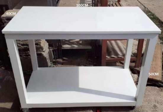 MEJA RAK, MEJA RAK BARANG PUTIH