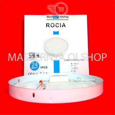 ROCIA LAMPU PANEL LED 24 WATT OB BULAT DOWNLIGHT OUTBOW PLAFON SNI PUTIH