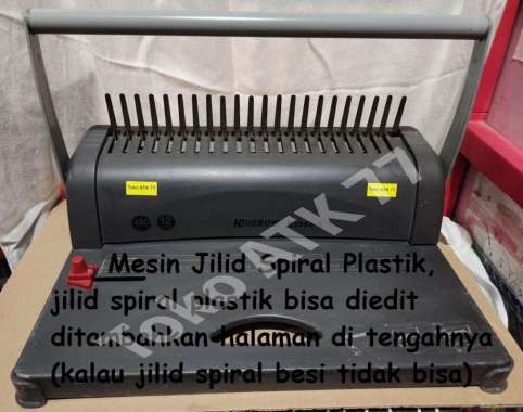Jasa Jilid Kliping Spiral Hitam Plastik Mica Bening Bufalo Mika Buffallo