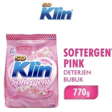 Promo Harga So Klin Softergent Rossy Pink 770 gr - Blibli