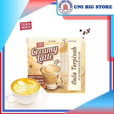 Tora Bika Kopi TORABIKA Creamy Latte Coffee RENCENG 10 Sachet 25 gr