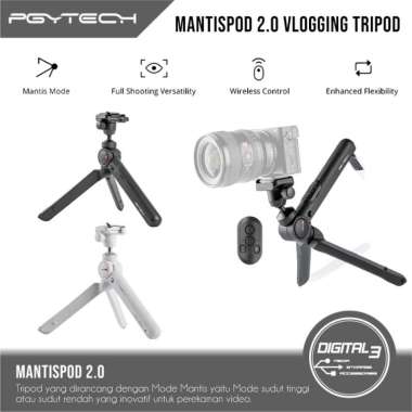 PGYTECH Mantispod 2.0 Vlogging Tripod Selfie Stick DSLR Camera / Phone RC Kit
