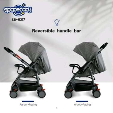 Kereta Dorong Bayi Spacebaby SB6217 Stroller Baby SB-6217 SB 6217 Blue