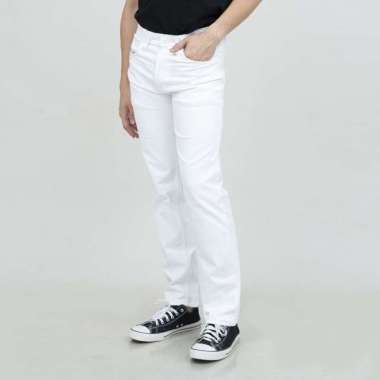 Houseofcuff Celana Chino Panjang Pria Slim fit Stretch Jeans Putih 31