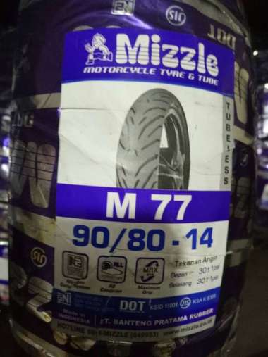 Ban MIZZLE 90/80-14 M 77 TUBELESS MATIC