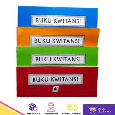 BEVO STATIONERY - NOTA / BUKU KWITANSI STANDARD BESAR WARNA