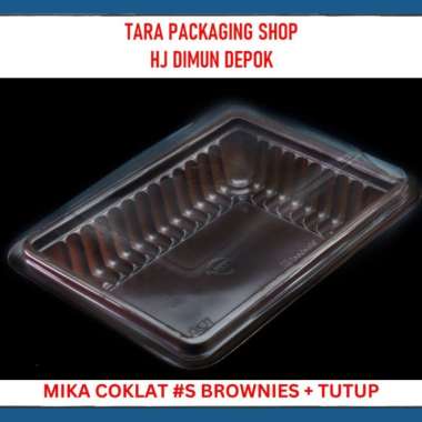 MIKA COKLAT S BROWNIES + TUTUP