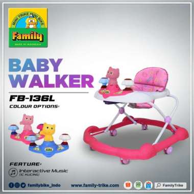 FAMILY BABY WALKER FB - 136 L PINK - PINK Biru