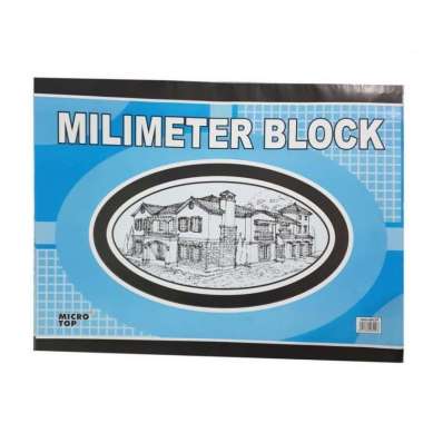 Buku Milimeter Block A3 Microtop