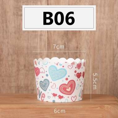 aiGooTan - ALAS CUP CAKE (ISI 10) - Kertas Muffin Paper Cupcake Kue Bolu Roti Wadah Tempat Murah Med