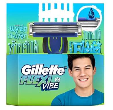 GILLETTE CART FLEXI VIBE 2'S