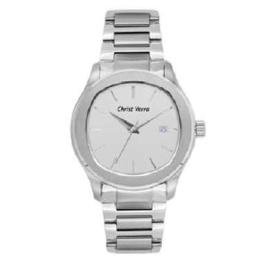 Jam Tangan Christ Verra CV 919491L - Jam Tangan Analog Wanita Stainless Steel Original Silver