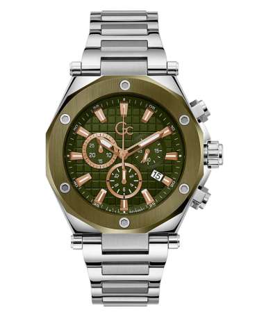 GC Z18004G9MF - GC Legacy Chrono Metal Silver Men's Watch Original