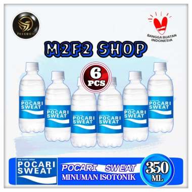 Pocari Sweat Original Botol Plastik Pet - 350 ml (Kemasan 6 Pcs)