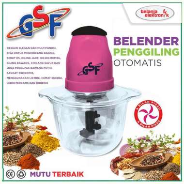Blender Penggiling Daging & Bumbu Otomatis GSF G-4177 - Chopper