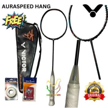 RAKET VICTOR BADMINTON BULUTANGKIS VICTOR AURASPEED HANG ORIGINAL