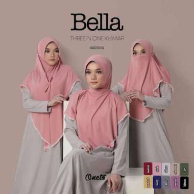 JILBAB KHIMAR INSTAN BELLA SQUARE / HIJAB KHIMAR INSTAN / KHIMAR SALEM