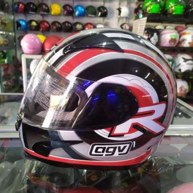Gratis Ongkir Agv Helmet Gp1 One Le Red/Sier