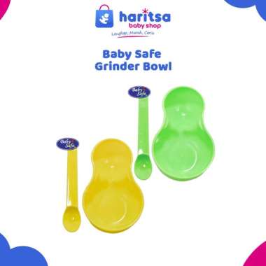Baby Safe Grinder Bowl / Peralatan Makan Bayi / Mangkuk Bayi / Tempat Makan Bayi Kuning