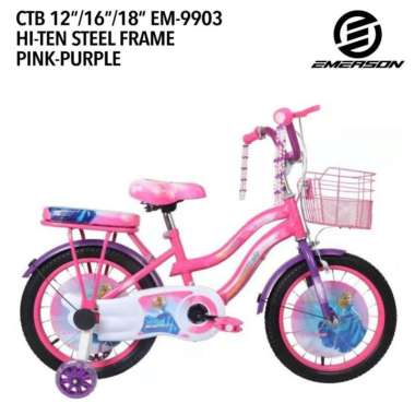 Sepeda Anak Mini Keranjang EMERSON EM 9903 12,16,18 Inch 16