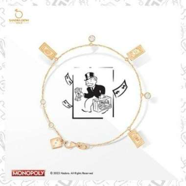Gelang Sandra Dewi Gold Monopolly Collections BC220713