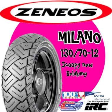 Ban ZENEOS 130/70-12 MILANO ZN 87 BELAKANG VESPA, SPRINT, SCOOPY FI BARU
