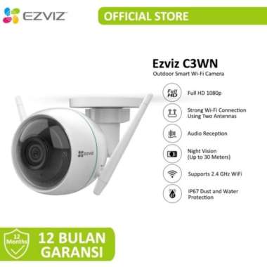 EZVIZ Outdoor C3WN 1080p 2MP ipcam wireless smart Garansi Resmi
