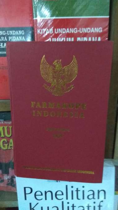 Buku Farmakope Indonesia Edisi 3.