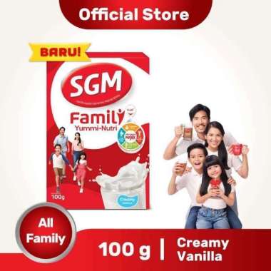 Promo Harga SGM Family Yummi Nutri Creamy Vanilla 100 gr - Blibli