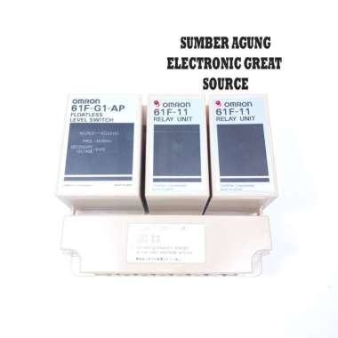 Omron WLC Double 61F-G1-AP Floatless Level Switch Dobel Relay Unit 61F-11 Untuk Pompa
